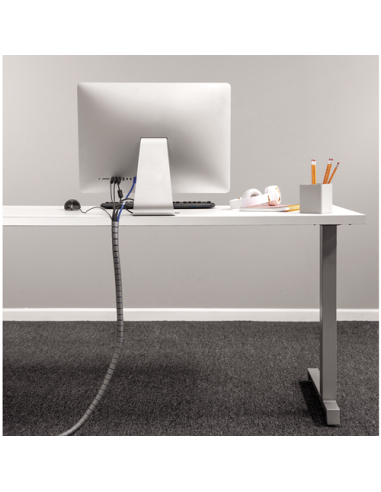 ORGANIZADOR CABLES ZIP 2M PLATA FELLOWES 9929801
