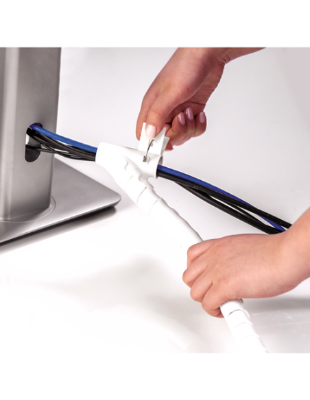 ORGANIZADOR CABLES ZIP 2M BLANCO FELLOWES 9929901