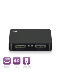 EWENT SPLITTER ACTIVO HDMI  DE 1 A 2 2