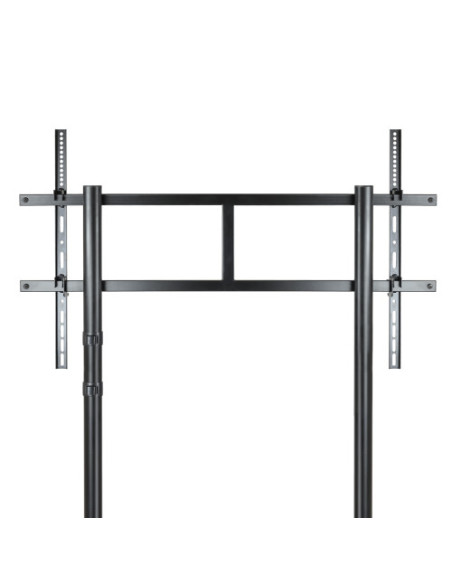(SEI) TOOQ SOPORTE PANTALLA. SUELO-RUEDAS/ PATAS. 1000x600. 60-105". MAX.100KG. NEGRO (FS20200M-B)