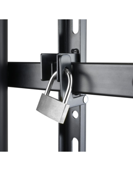 (SEI) TOOQ SOPORTE PANTALLA. SUELO-RUEDAS/ PATAS. 1000x600. 60-105". MAX.100KG. NEGRO (FS20200M-B)