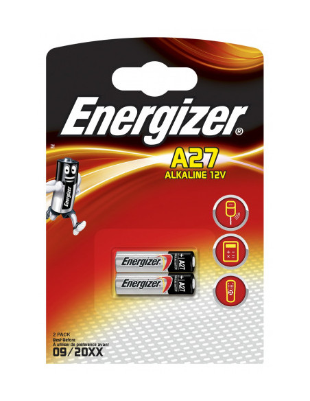 BLISTER 2 PILAS ESPECIALES MODELO A27 ENERGIZER 639333