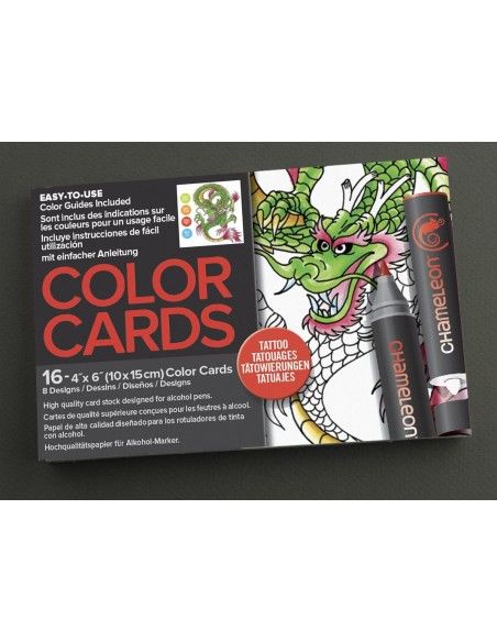 chameleon color cards  TATTOO CC0104 chameleon color cards  TATTOO CC0104
