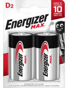 BLISTER 2 PILAS MAX TIPO LR20 (D) ENERGIZER E301533400