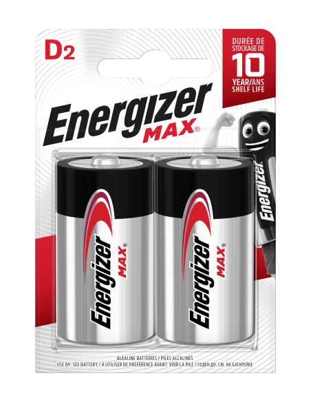 BLISTER 2 PILAS MAX TIPO LR20 (D) ENERGIZER E301533400
