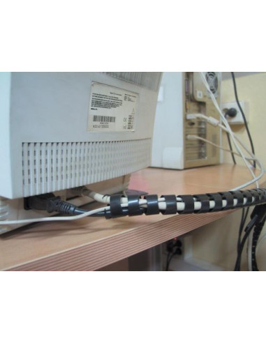 ORGANIZADOR CABLES ZIP 2M NEGRO FELLOWES 99439