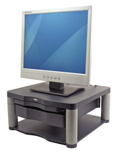 SOPORTE ELEVADOR MONITOR PREMIUM PLUS GRAFITO FELLOWES 9169501