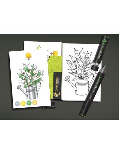 chameleon color cards  FLOWERS CC0102