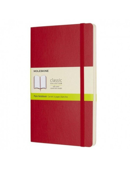 LIBRETA CLASICA TAPA BLANDA ROJO ESCARLATA L (13X21CM) LISA MOLESKINE QP618F2 LIBRETA CLASICA TAPA BLANDA ROJO ESCARLATA L (13X21CM) LISA MOLESKINE QP618F2