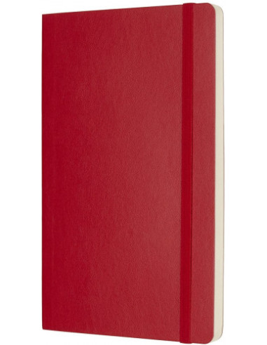 LIBRETA CLASICA TAPA BLANDA ROJO ESCARLATA L...