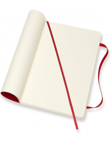 LIBRETA CLASICA TAPA BLANDA ROJO ESCARLATA L...