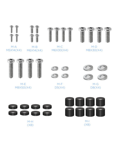 TOOQ SOPORTE PANTALLA. PARED. 400x400. GIRATORIO+INCLINABLE. 23"-55". MAX.30 KG. NEGRO (LP2355TN-B)