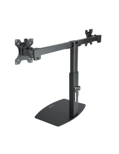 TOOQ SOPORTE 2 PANTALLAS. MESA. 100x100. GIRATORIO+INCLINABLE. 17"-27". MAX.6KG. NEGRO (DB1727TN-B) 2
