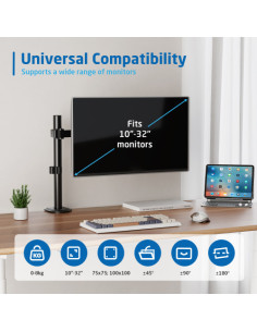 EWENT SOPORTE DE MESA PARA MONITOR  HASTA 34” CARGA MÁXIMA 9KG. 2