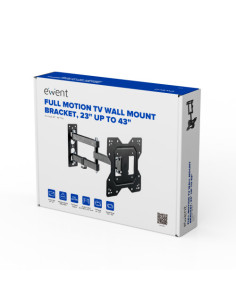 EWENT SOPORTE TV DE PARED MULTI-DIRECCIONAL EXTENSIBLE EASY PAN-TILT 13" HASTA 42" 2