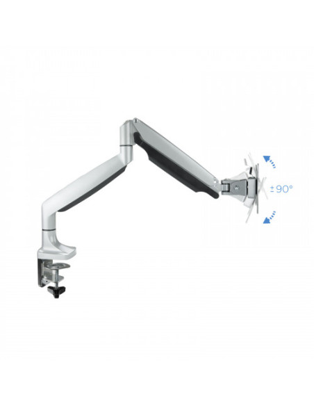 TOOQ SOPORTE PANTALLA. MESA. 100x100. GIRATORIO+INCLINABLE. 13-32". MAX.9 KG. PLATA (DB3032TNR-S)