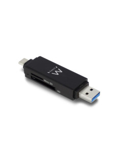 EWENT LECTOR DE TARJETAS USB 3.0 TIPO C/ TIPO A (EW1075)