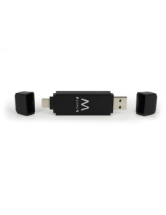 EWENT LECTOR DE TARJETAS USB 3.0 TIPO C/ TIPO A (EW1075) 2