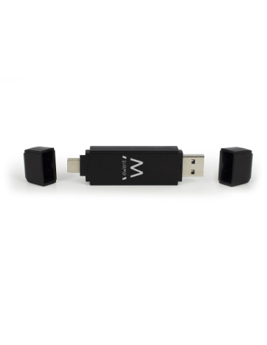 EWENT LECTOR DE TARJETAS USB 3.0 TIPO C/ TIPO A...
