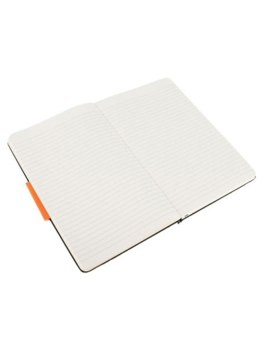 LIBRETA CLASICA TAPA DURA NEGRA L (13X21CM)...