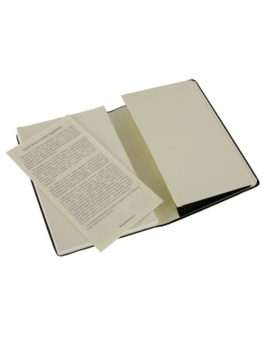 LIBRETA CLASICA TAPA DURA NEGRA L (13X21CM)...