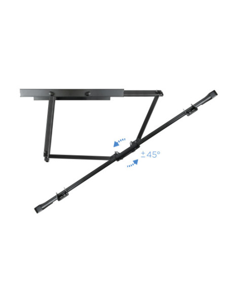 TOOQ SOPORTE PANTALLA. PARED. 900x600. GIRATORIO+INCLINABLE. 60-100". MAX.80KG. NEGRO (LP75100TN-B)