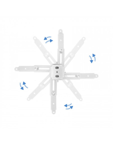 TOOQ SOPORTE PROYECTOR. TECHO. INCLINABLE. MAX.20KG. BLANCO (PJ2012T-W)