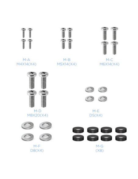 TOOQ SOPORTE PANTALLA. PARED. 200x200. GIRATORIO+INCLINABLE. 13-42". MAX.20KG. NEGRO (LP2142TNL-B)