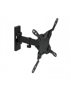 TOOQ SOPORTE PANTALLA. PARED. 200x200. GIRATORIO+INCLINABLE. 13-42". MAX.20KG. NEGRO (LP2042TNL-B)