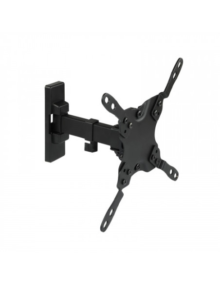 TOOQ SOPORTE PANTALLA. PARED. 200x200. GIRATORIO+INCLINABLE. 13-42". MAX.20KG. NEGRO (LP2042TNL-B)