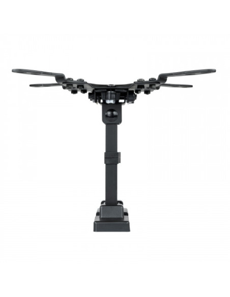 TOOQ SOPORTE PANTALLA. PARED. 200x200. GIRATORIO+INCLINABLE. 13-42". MAX.20KG. NEGRO (LP2042TNL-B)