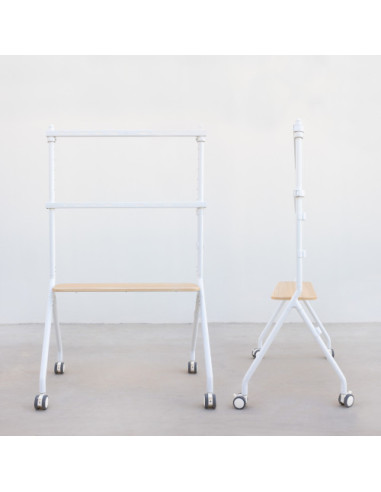 TOOQ SOPORTE DE SUELO CON RUEDAS PARA PANTALLA...