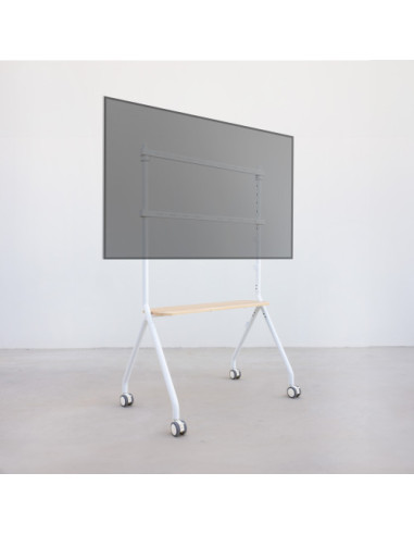 TOOQ SOPORTE DE SUELO CON RUEDAS PARA PANTALLA...