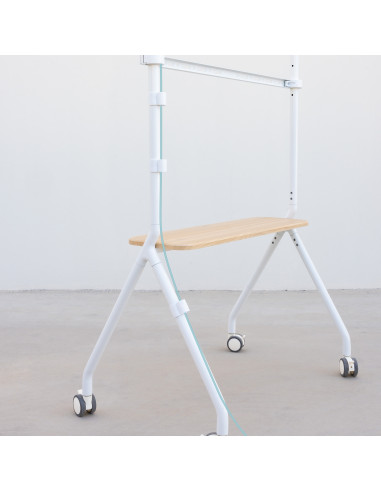 TOOQ SOPORTE DE SUELO CON RUEDAS PARA PANTALLA...