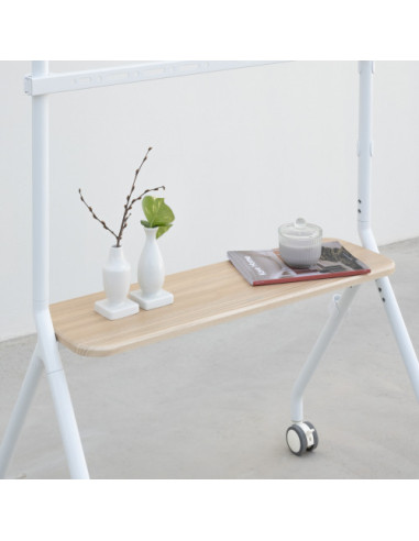 TOOQ SOPORTE DE SUELO CON RUEDAS PARA PANTALLA...