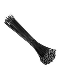 EWENT 100PCS DE BRIDAS DE NYLON NEGRO