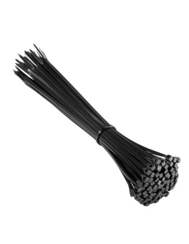 EWENT 100PCS DE BRIDAS DE NYLON NEGRO