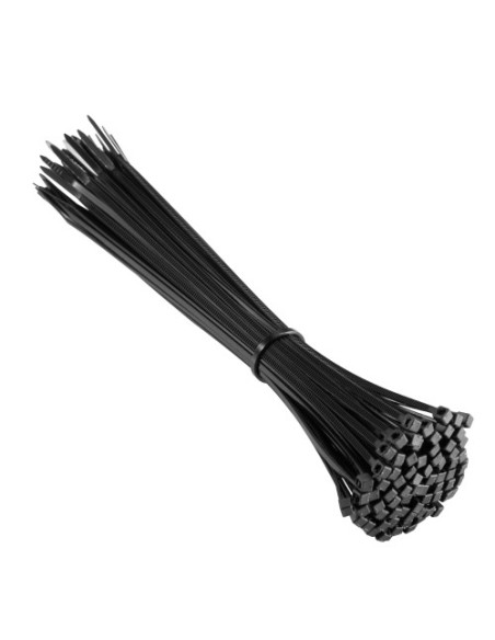 EWENT 100PCS DE BRIDAS DE NYLON NEGRO EWENT 100PCS DE BRIDAS DE NYLON NEGRO