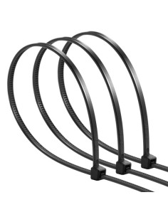 EWENT 100PCS DE BRIDAS DE NYLON NEGRO 2