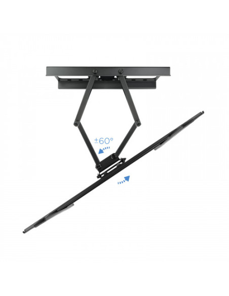 TOOQ SOPORTE PANTALLA. PARED. 600x400. GIRATORIO+INCLINABLE. 37-70". MAX.50KG. GIRATORIO+INCLINABLE (LP6270TN-B)