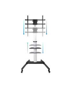 TOOQ SOPORTE SUELO RUEDAS TV HORIZ/VERT "HERA" 37-86"(FS1886M-B) 2