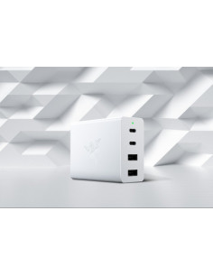 CARGADOR RAZER USB-C 130W GaN Charger Mercury (RC21-01700200-R3M1)