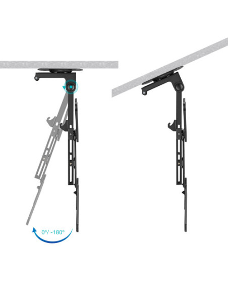 TOOQ SOPORTE TECHO PANT. 23-55 GIRA/INCLI/EXTEN NEGRO