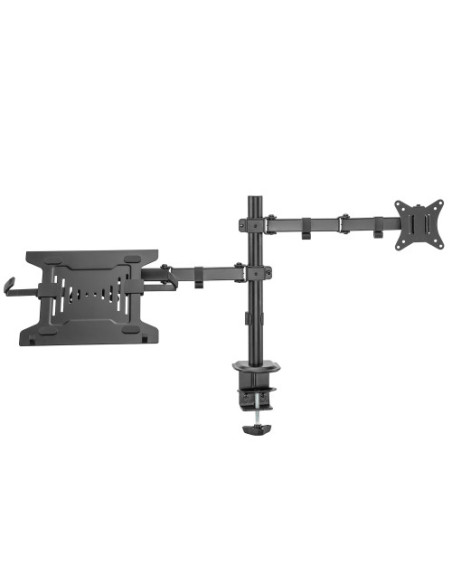 EWENT SOPORTE DE MONITOR HASTA 34” CARGA MÁXIMA 9KG. CON SOPORTE PARA PORTÁTIL
