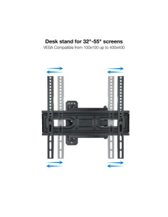 TOOQ SOPORTE PARED PANTALLAS 32-55" GIRA/INCLI NEGRO 2
