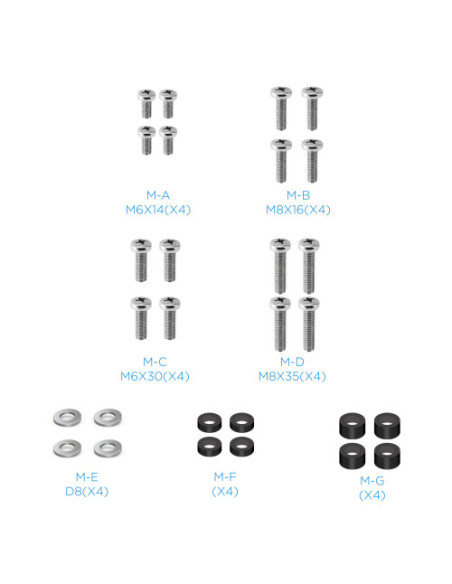 TOOQ SOPORTE PARED PANTALLAS 32-55" GIRA/INCLI NEGRO