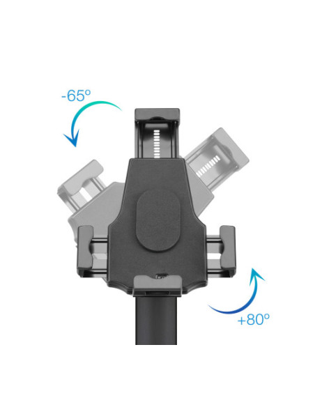 TOOQ SOPORTE DE MESA PROFESIONAL PARA TABLET CON ANTIRROBO  , NEGRO