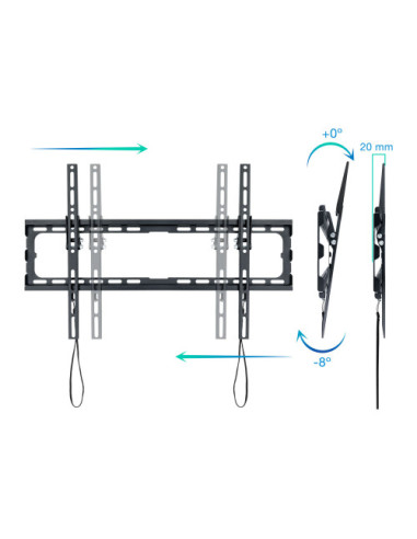 TOOQ SOPORTE DE PARED PARA PANTALLAS 37"-80"