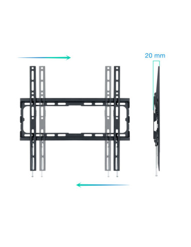 TOOQ SOPORTE DE PARED PARA PANTALLA 32"-70"