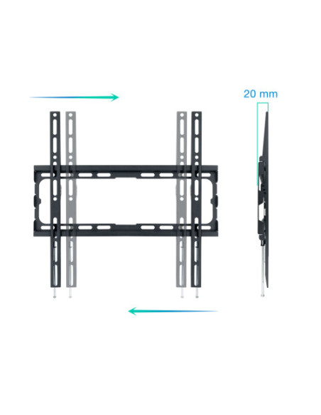 TOOQ SOPORTE DE PARED PARA PANTALLA 32"-70"
